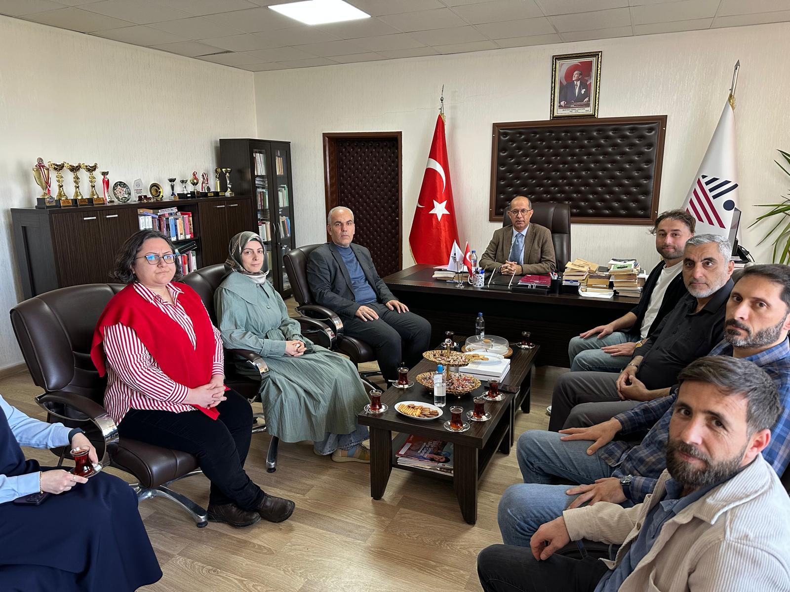 Dekanımız Prof. Dr. M. Fatih Kanter’e Tebrik Ziyareti
